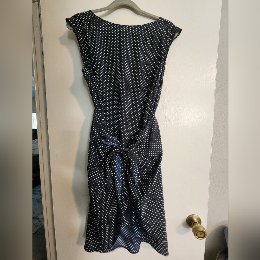 Michael Kors Black and White Polka Dot Dress